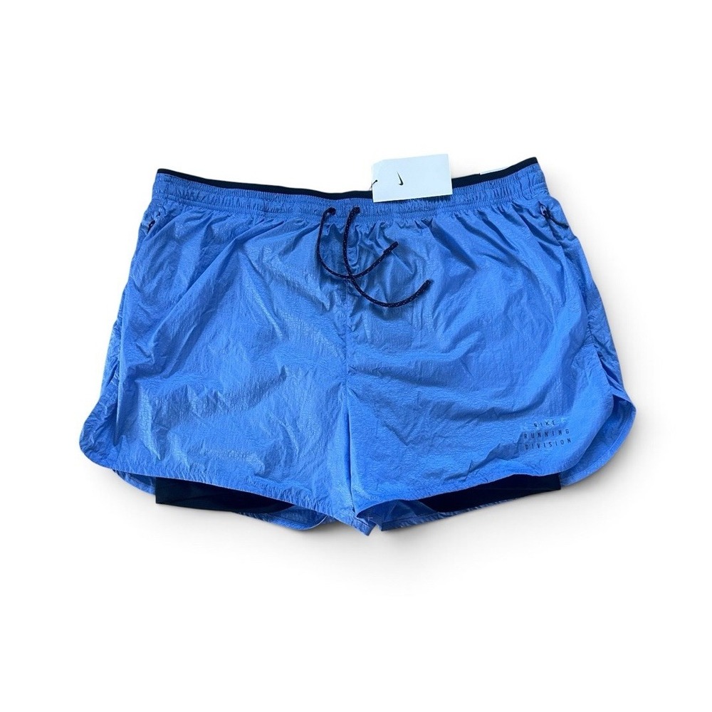 Nike Running Division Repel Men's 2-in-1 Running Shorts Blue Size 2XL FB8544-450